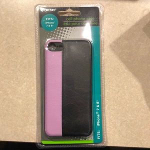 Black and Pink iPhone 8  Case